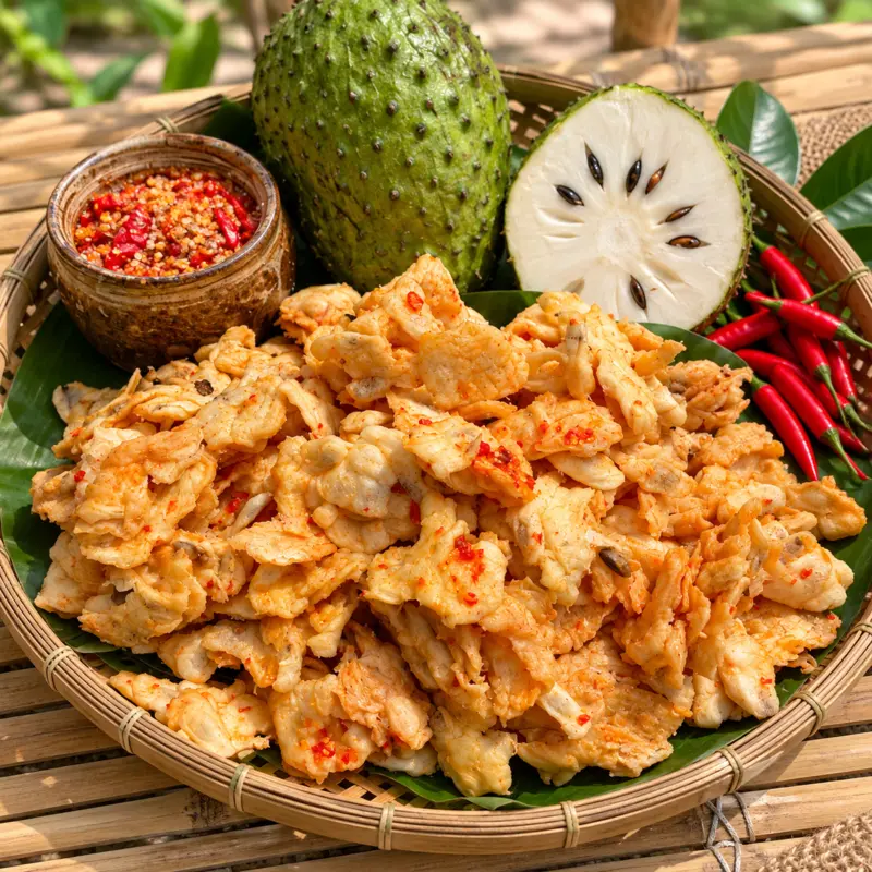 Mãng cầu sấy muối ớt